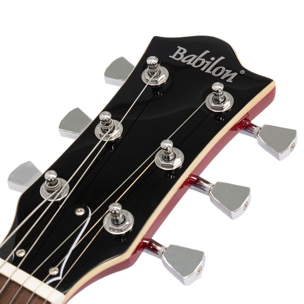 Foto 9 pulgar | Guitarra Eléctrica Babilon Cosmos-SB Marrón Serie Unique con Case