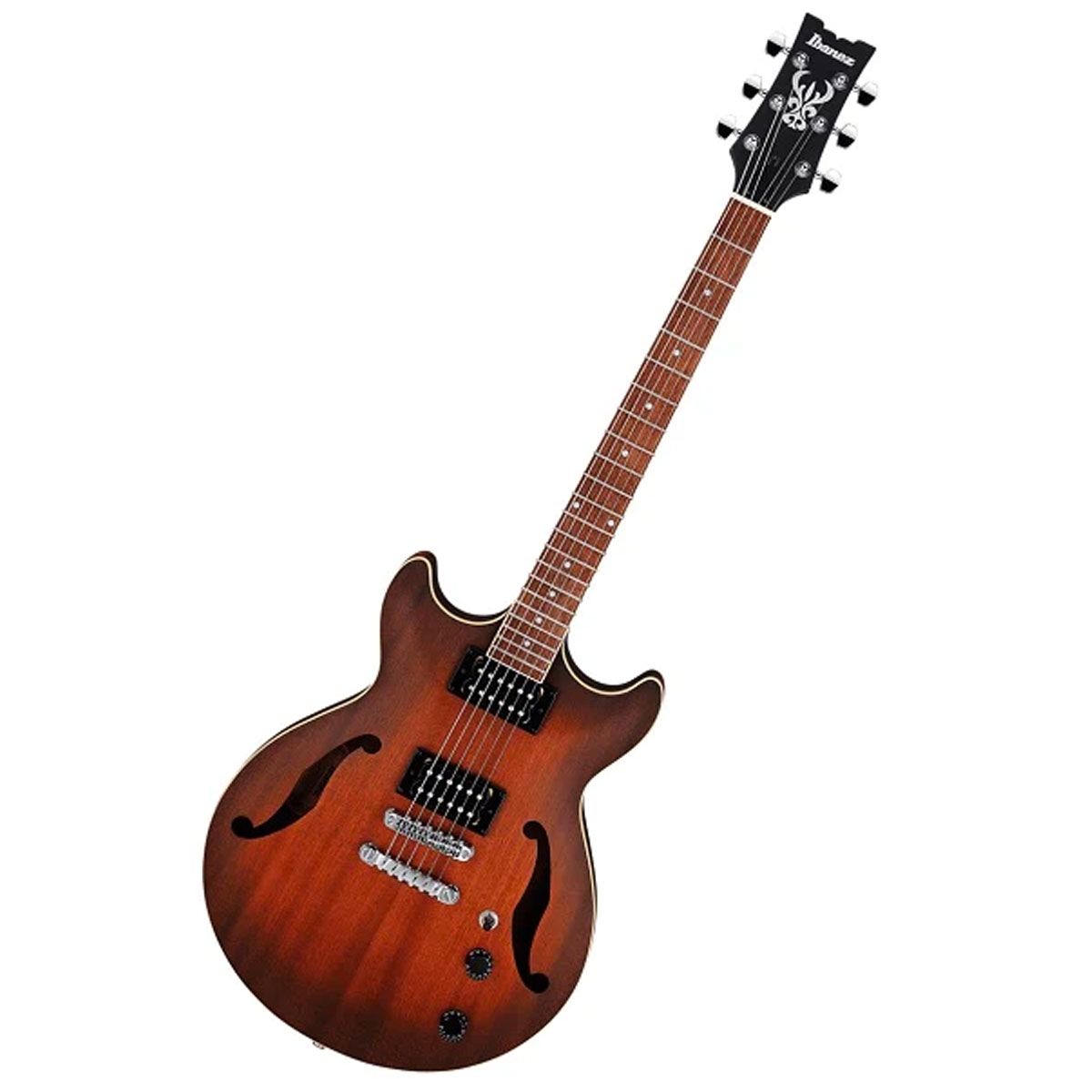 Foto 1 | Guitarra Eléctrica Ibanez Am Artcore Am53 Hollow Body de Tilo Sunburst Red Flat con Diapasón de Nogal
