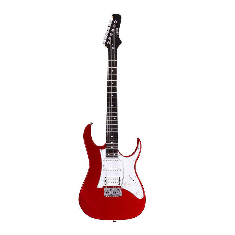 Guitarra Eléctrica Babilon Burgos-mrd Color Rojo 24 Trastes