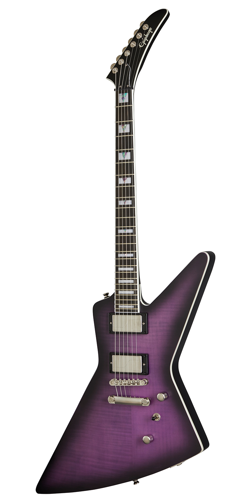 Guitarra Eléctrica Activa Epiphone Extura Prophecy Pta color Violeta