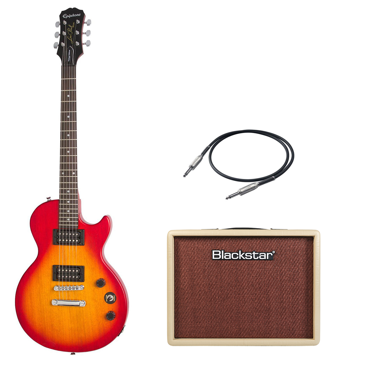 Foto 2 pulgar | Epiphone Paquete Guitarra Les Paul + Amp Blackstar Debut15e