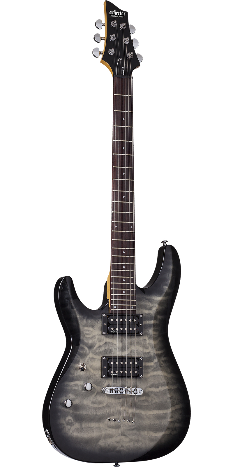 Guitarra Eléctrica Zurda Schecter C-6 Plus LH CHB 6 Cuerdas