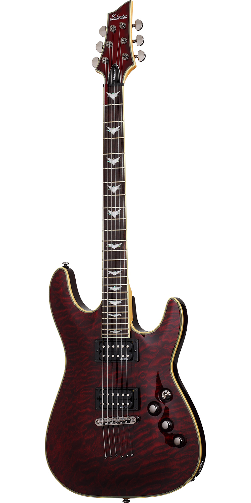 Foto 2 | Guitarra Eléctrica Schecter Omen Extrem 6 BCR Cherry Black