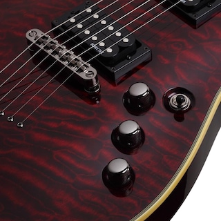 Foto 4 | Guitarra Eléctrica Schecter Omen Extrem 6 BCR Cherry Black
