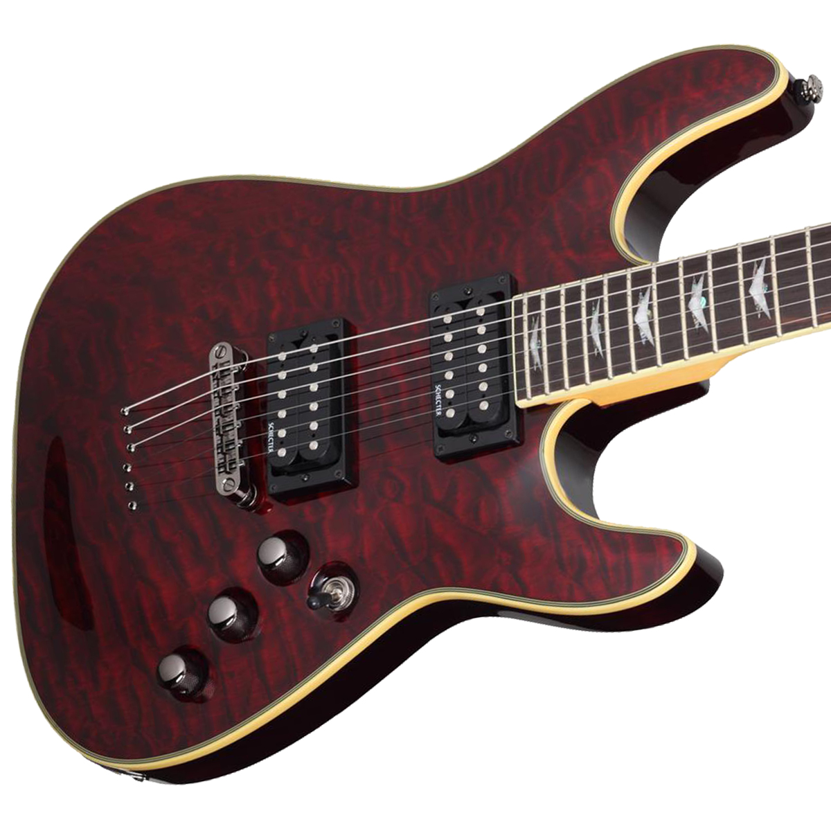 Foto 6 pulgar | Guitarra Eléctrica Schecter Omen Extrem 6 BCR Cherry Black