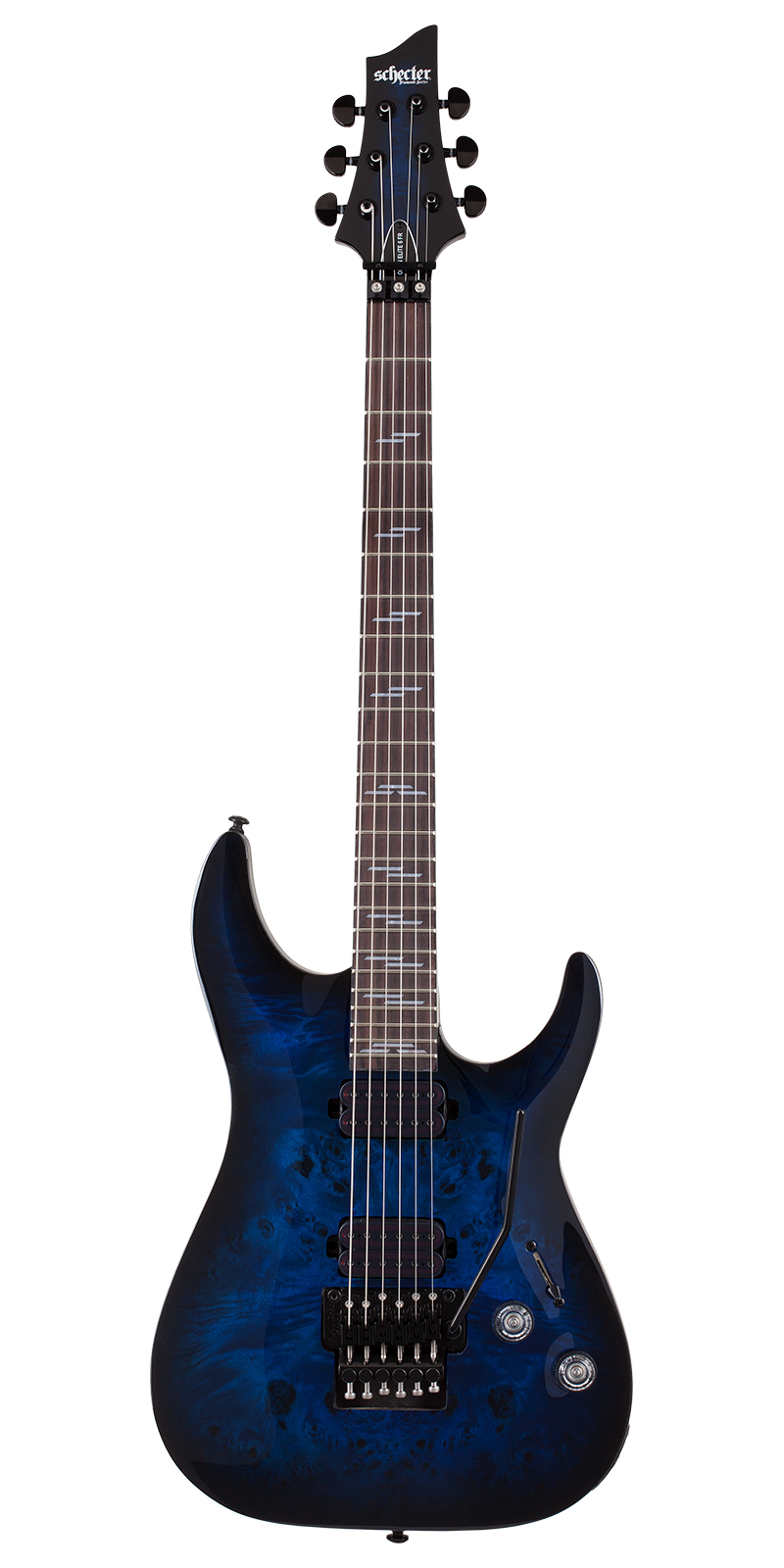 Foto 2 pulgar | Schecter Omen Elite-6 Fr Stbb Guitarra Eléctrica Sólida Azul