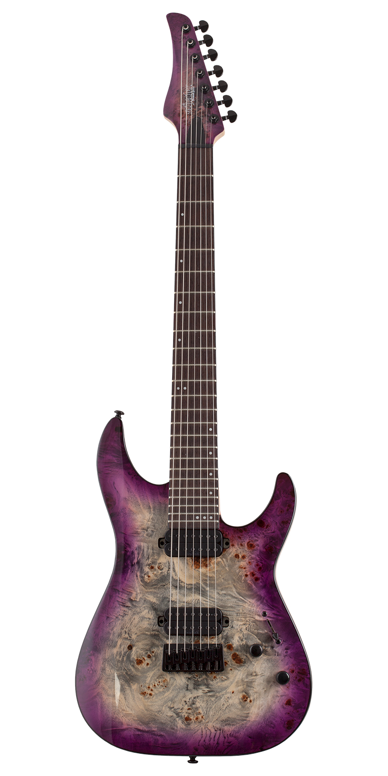 Foto 2 pulgar | Schecter C-7 Pro Guitarra Eléctrica Sólida 7 Cuerdas Aurora