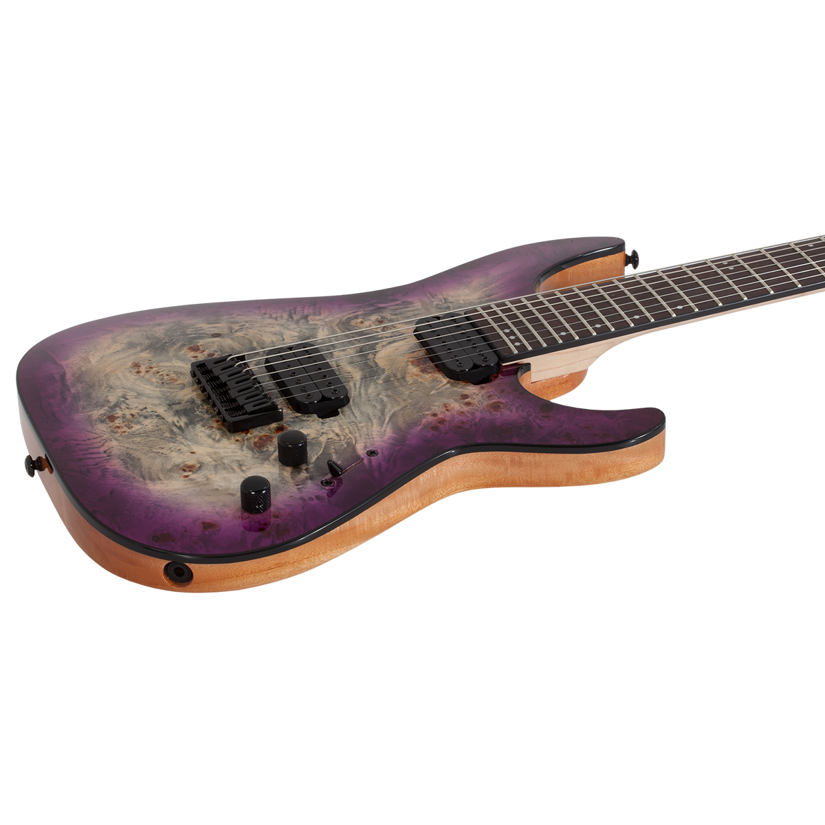 Foto 4 pulgar | Schecter C-7 Pro Guitarra Eléctrica Sólida 7 Cuerdas Aurora