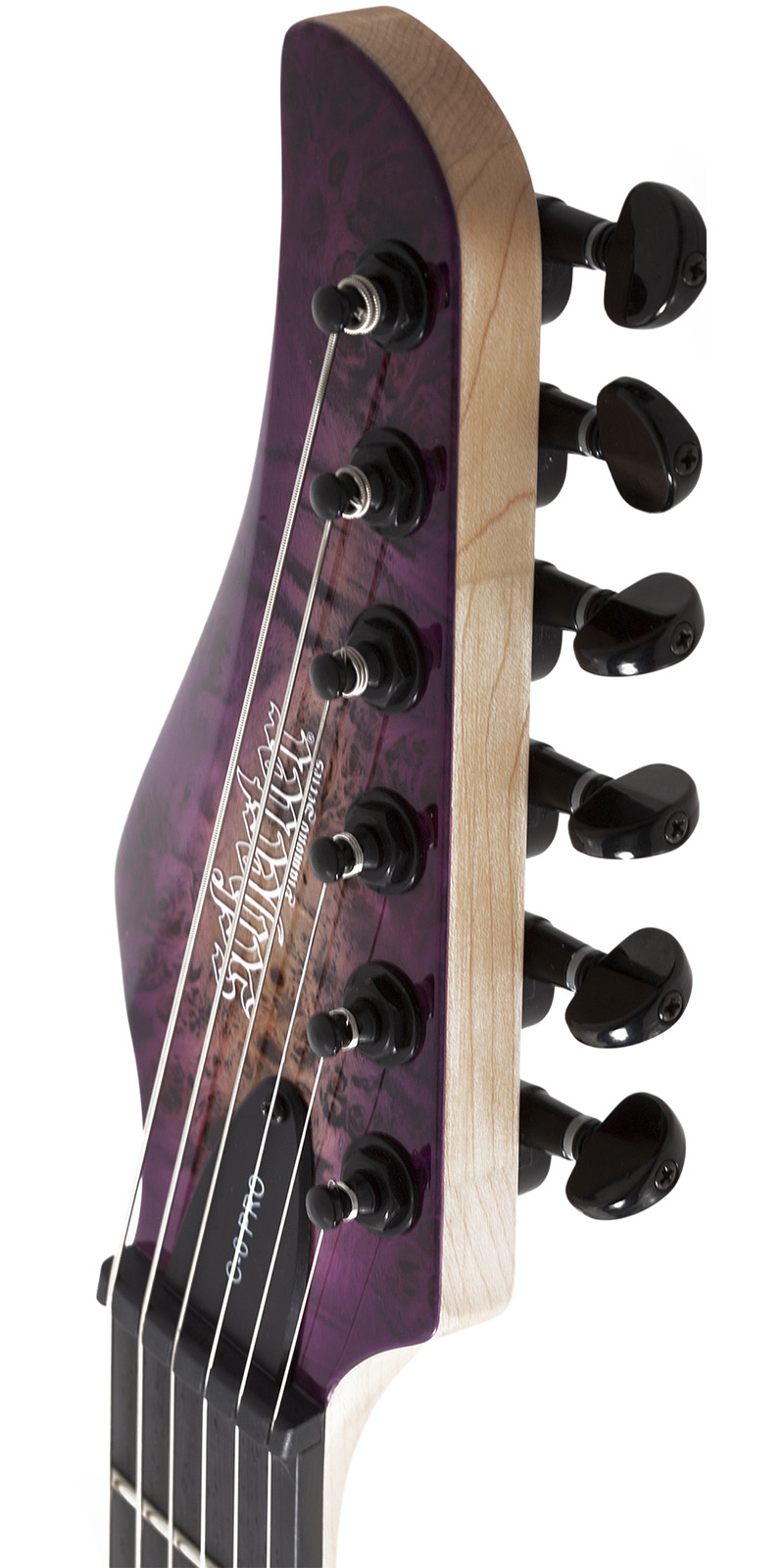 Foto 4 pulgar | Schecter C-6 Pro Aub Guitarra Eléctrica Morado