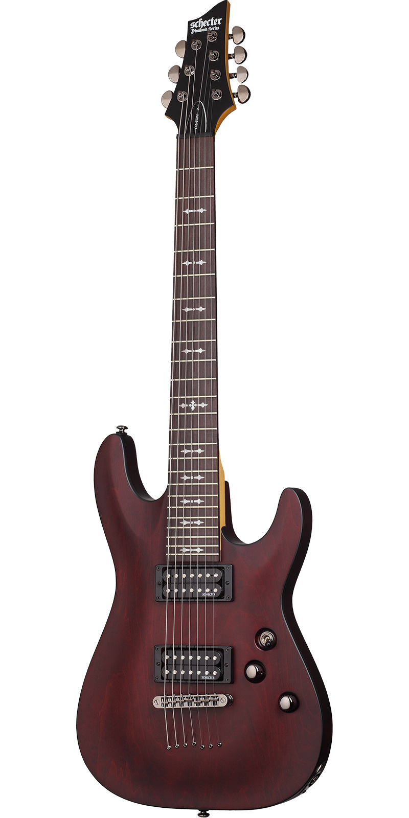 Schecter Omen-7 Swn Guitarra Eléctrica Sólida 7 Cuerdas Noga