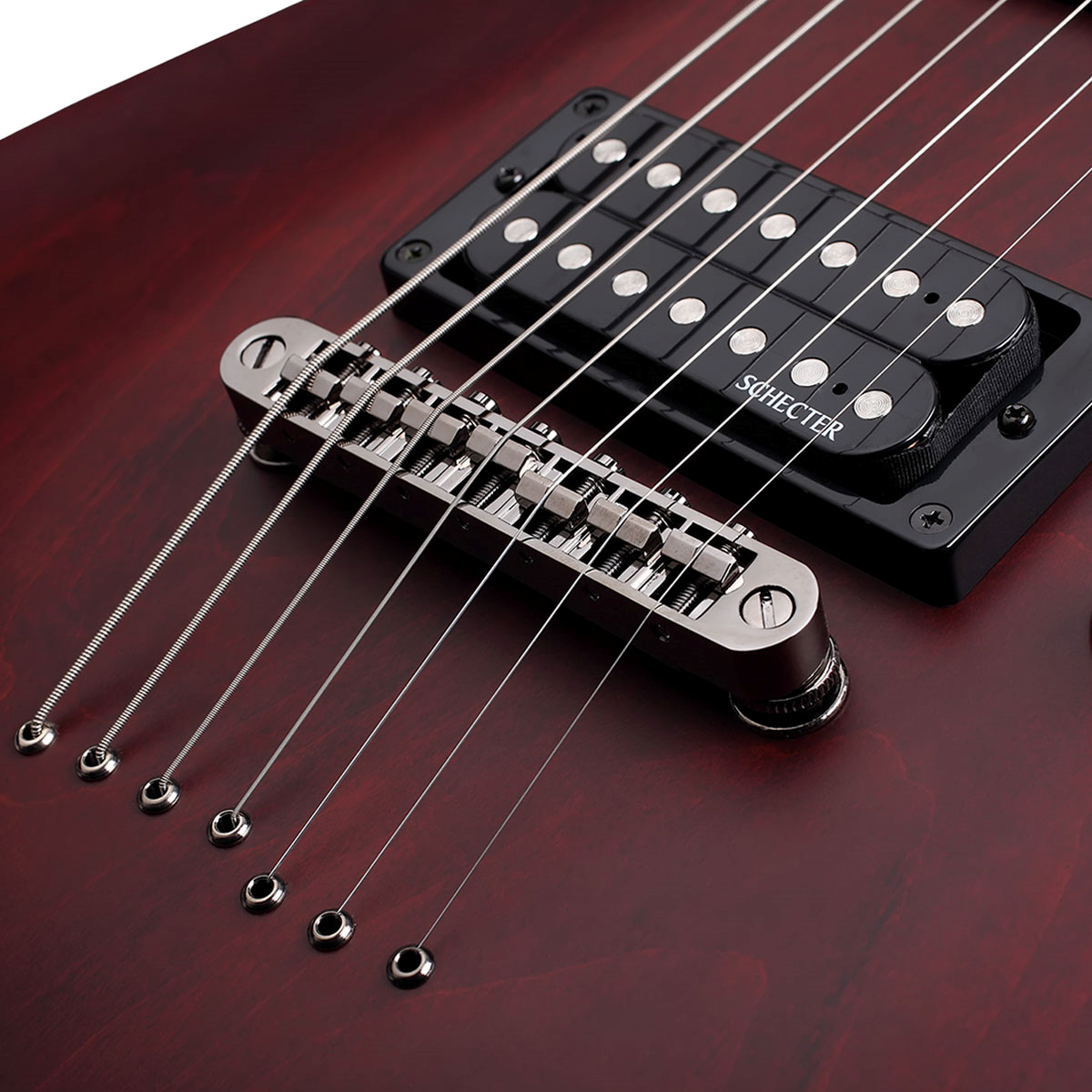 Foto 4 | Schecter Omen-7 Swn Guitarra Eléctrica Sólida 7 Cuerdas Noga