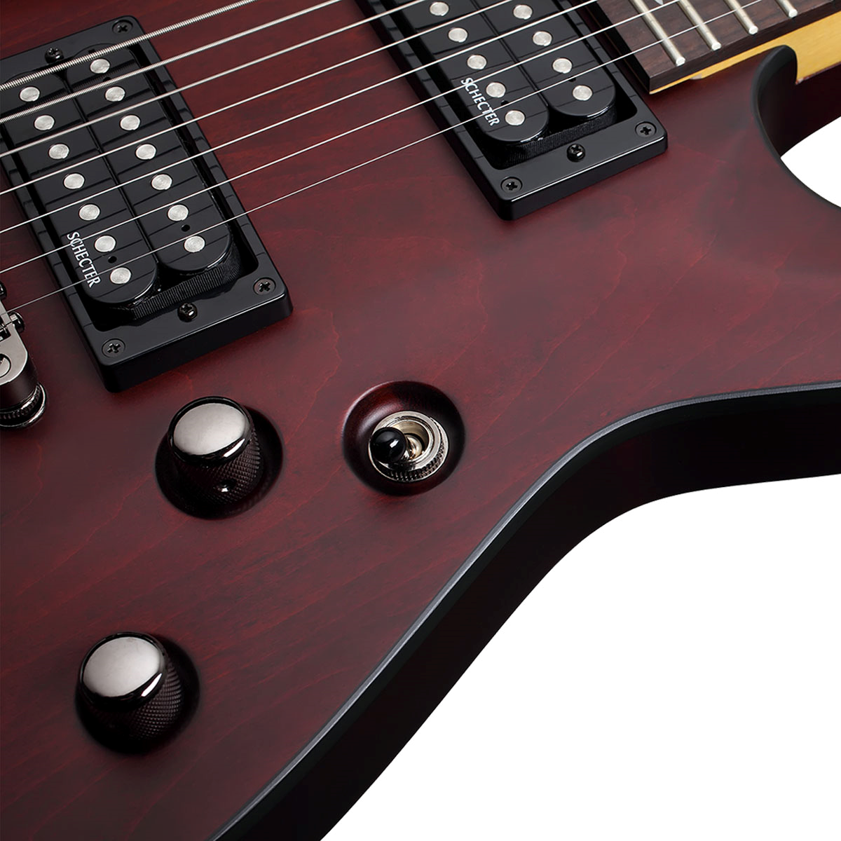 Foto 5 | Schecter Omen-7 Swn Guitarra Eléctrica Sólida 7 Cuerdas Noga