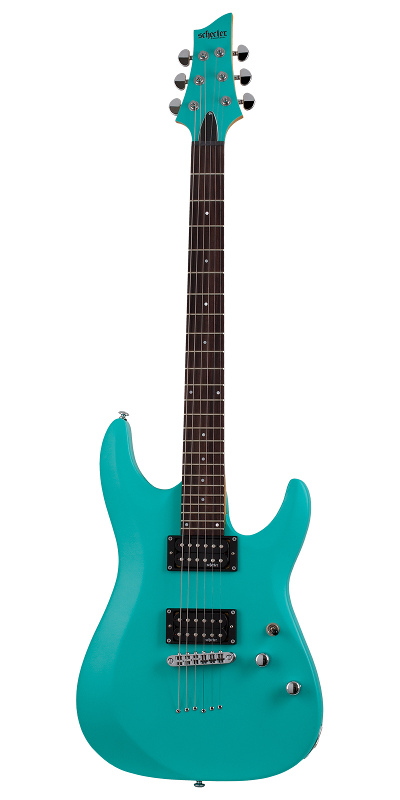 Foto 2 pulgar | Schecter C-6 Deluxe Saq Guitarra Eléctrica Sólida Satin Aqua