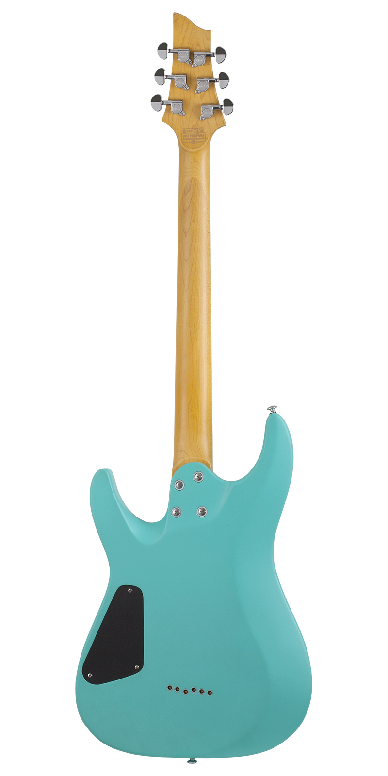 Foto 3 pulgar | Schecter C-6 Deluxe Saq Guitarra Eléctrica Sólida Satin Aqua