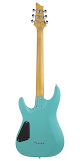 Foto 2 | Schecter C-6 Deluxe Saq Guitarra Eléctrica Sólida Satin Aqua