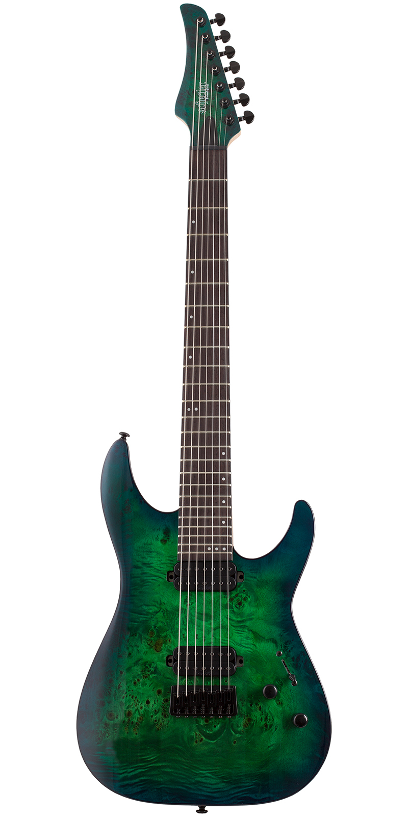 Foto 3 pulgar | Schecter C7 Pro Aqb Guitarra Eléctrica Sólida 7 Cuerdas Aqua