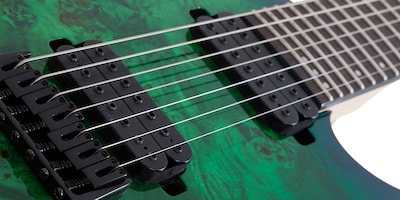 Foto 4 | Schecter C7 Pro Aqb Guitarra Eléctrica Sólida 7 Cuerdas Aqua