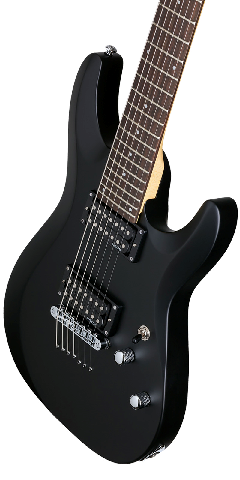 Foto 4 pulgar | Schecter C-7 Deluxe Sbk Guitarra Eléctrica 7 Cuerdas