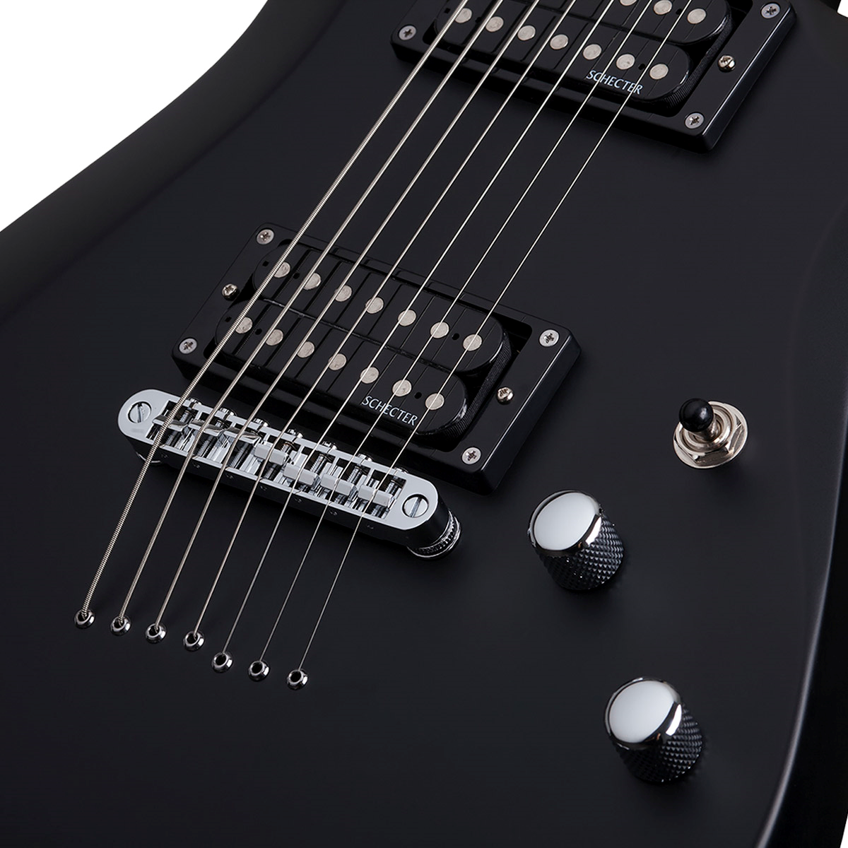 Foto 7 pulgar | Schecter C-7 Deluxe Sbk Guitarra Eléctrica 7 Cuerdas