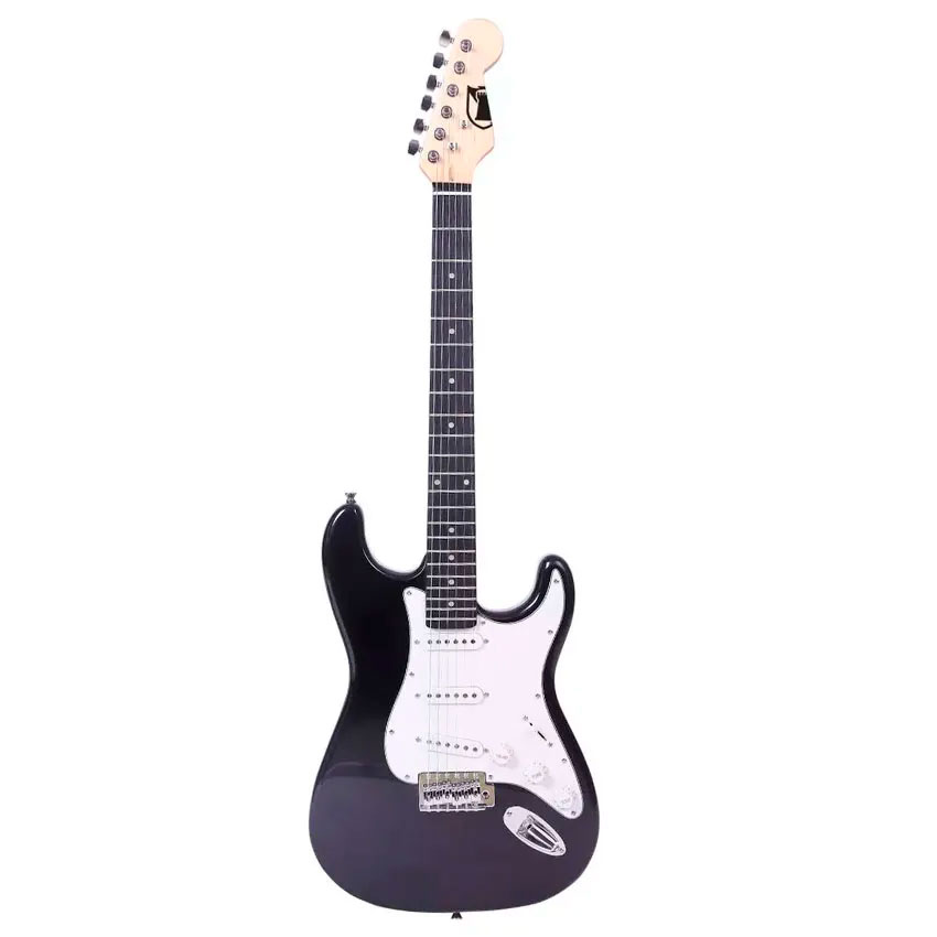 Guitarra Electrica Kaiser Stratocaster Negra 39" y 6 Cuerdas