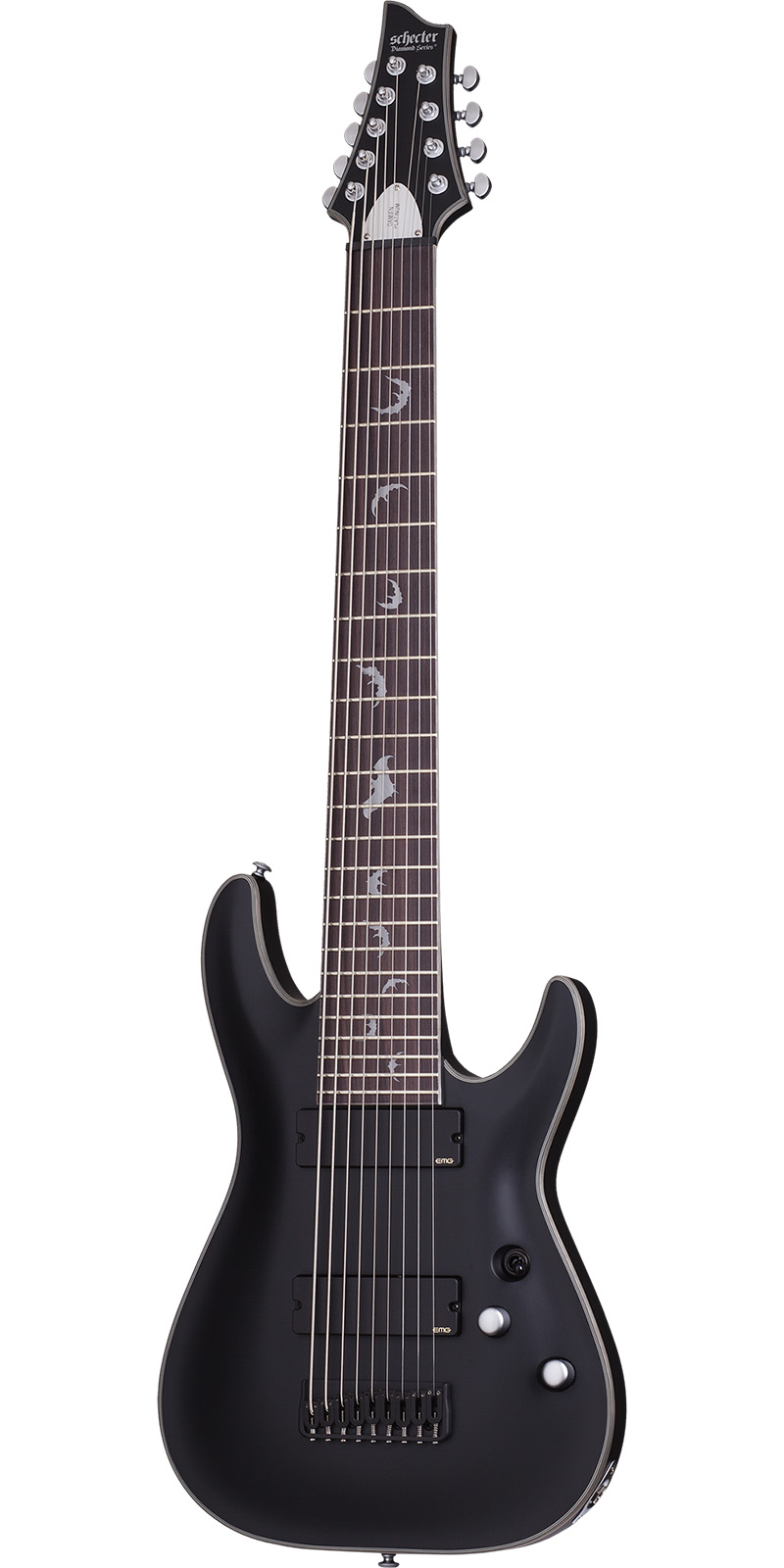 Guitarra Eléctrica Schecter Damien Platinum 9 Cuerdas Sbk