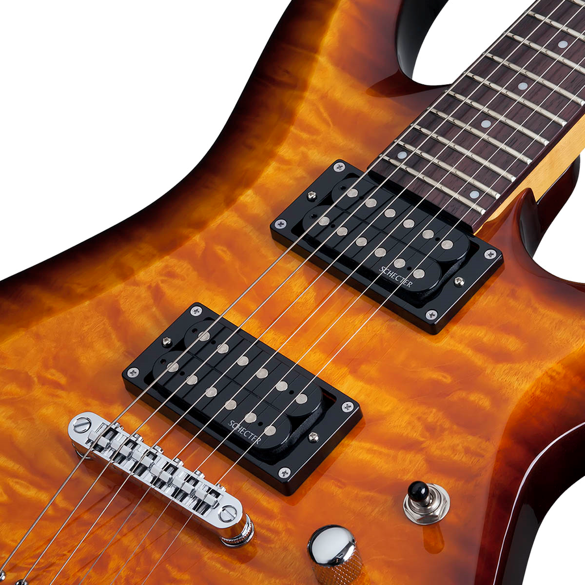 Foto 4 | Guitarra Eléctrica Schecter Guitar Research C6plus Marrón