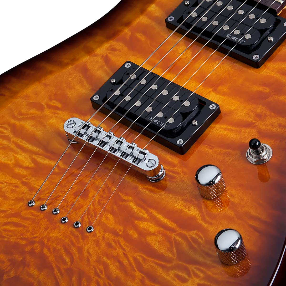 Foto 5 | Guitarra Eléctrica Schecter Guitar Research C6plus Marrón