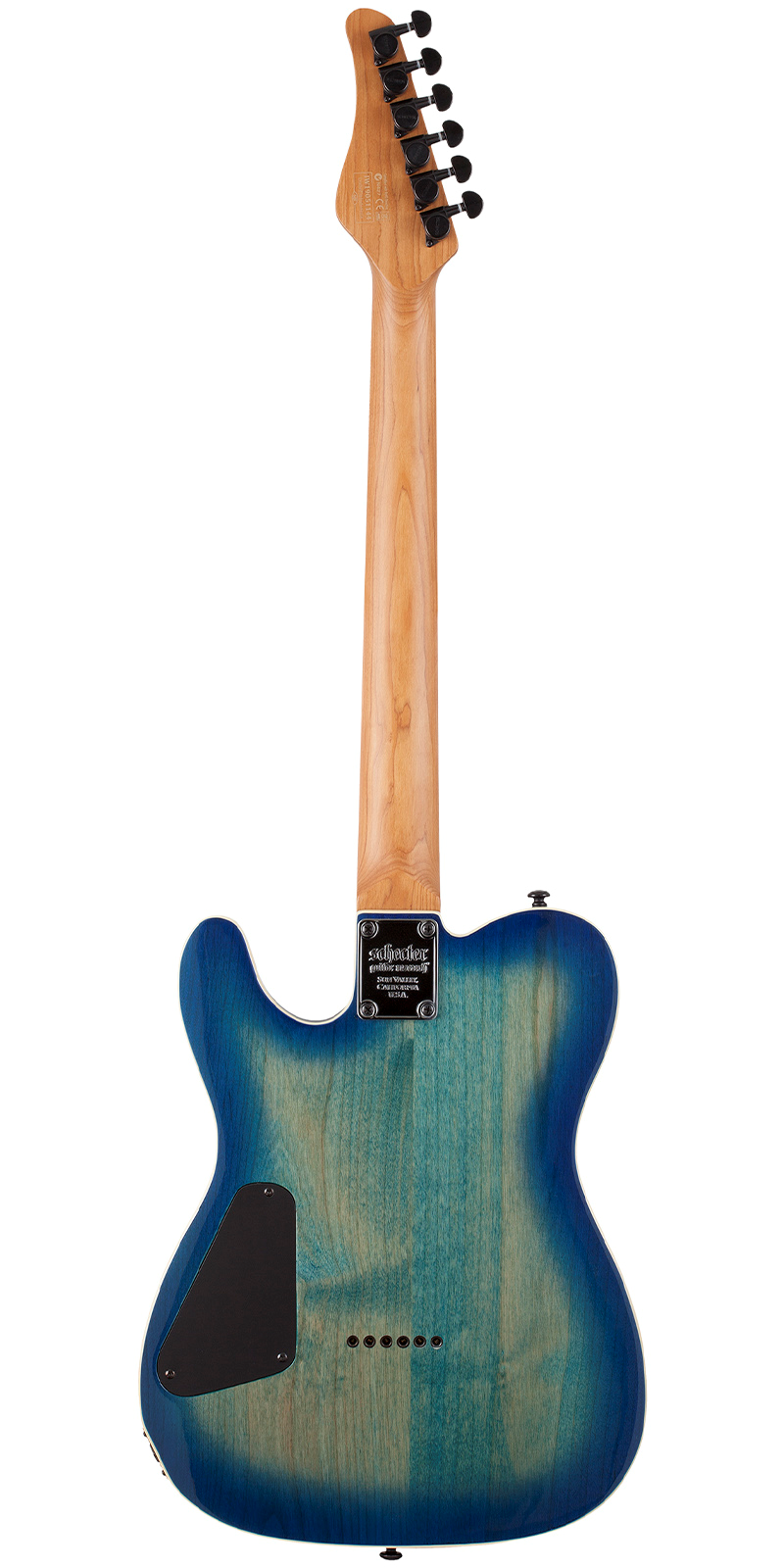 Foto 4 pulgar | Guitarra Eléctrica Schecter Pt Pro Maple Trans Burst Azul