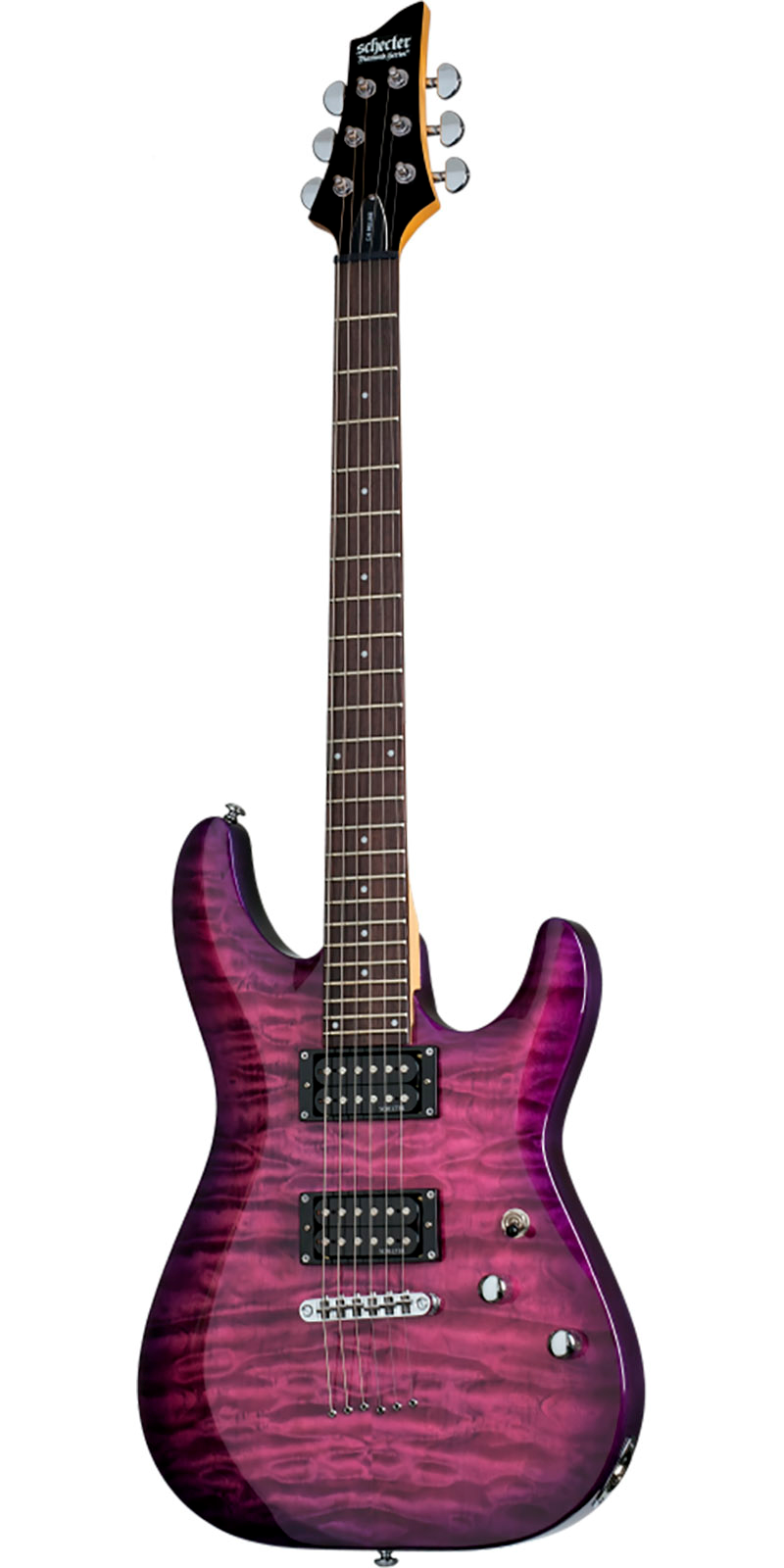 Guitarra Eléctrica Schecter Guitar Research C6plus Rosa