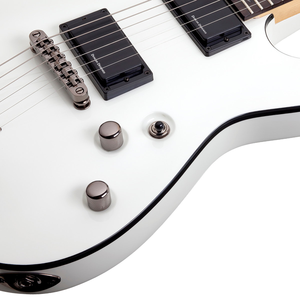 Foto 5 pulgar | Guitarra Eléctrica Sólida Schecter Demon-6 Vwh Blanco Vintag