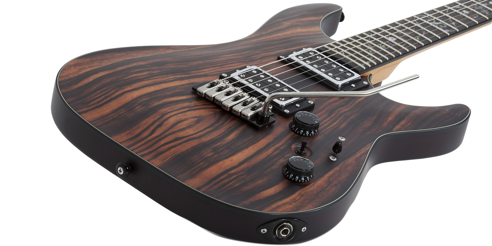 Foto 5 pulgar | Guitarra Eléctrica Sólida Schecter C-1 Exotic Trem Caoba