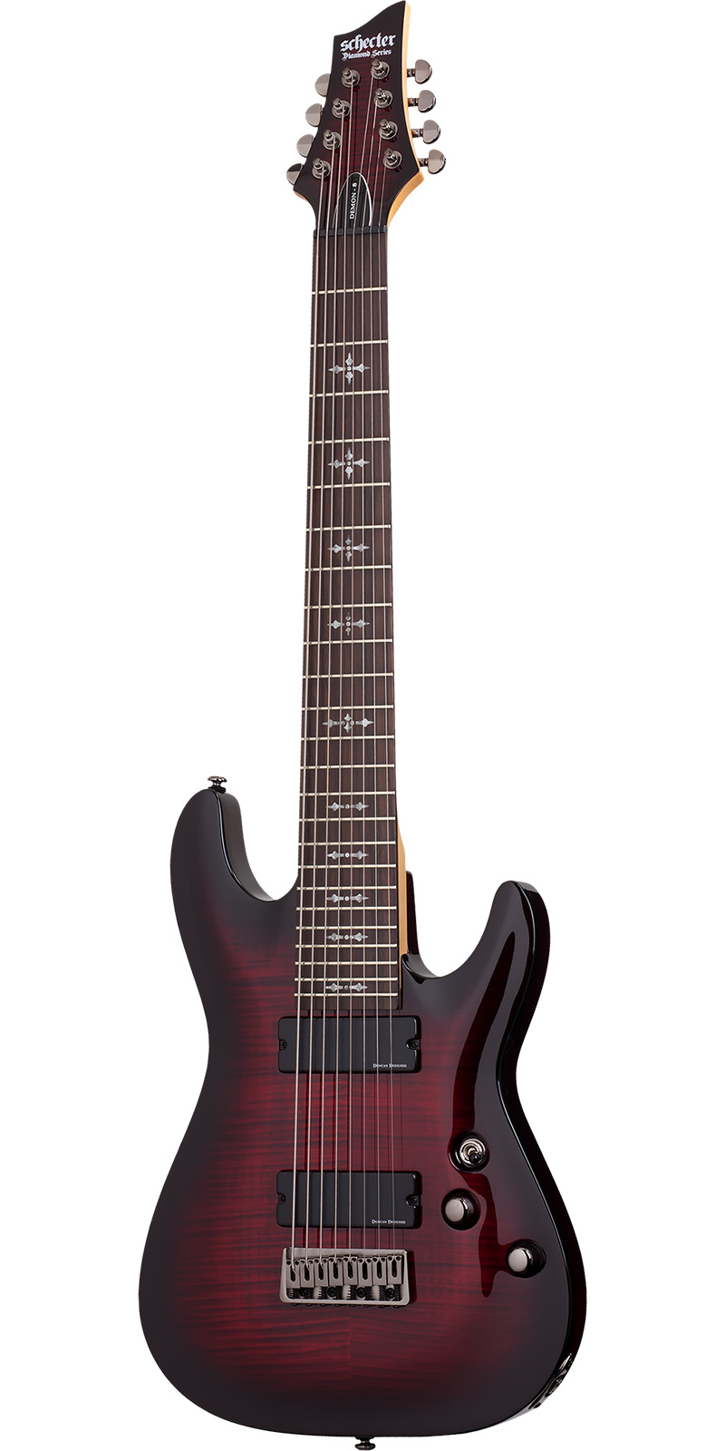 Foto 2 | Guitarra Eléctrica Sólida Schecter Demon-8 CRB 8 Cuerdas