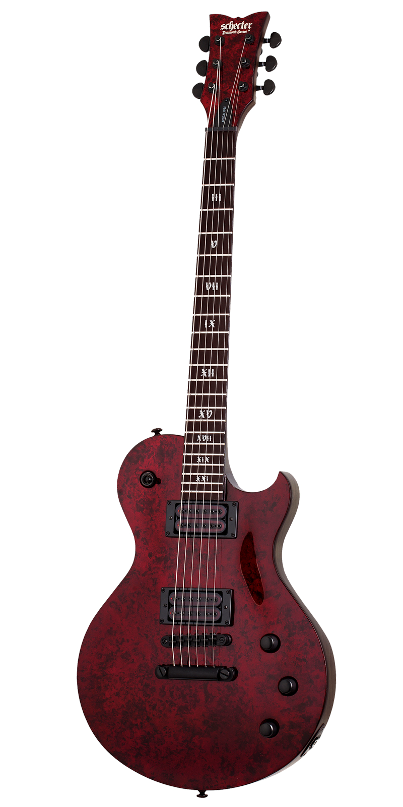 Foto 2 | Guitarra Eléctrica Sólida Schecter Solo-ii Apocalypse Rr Roja