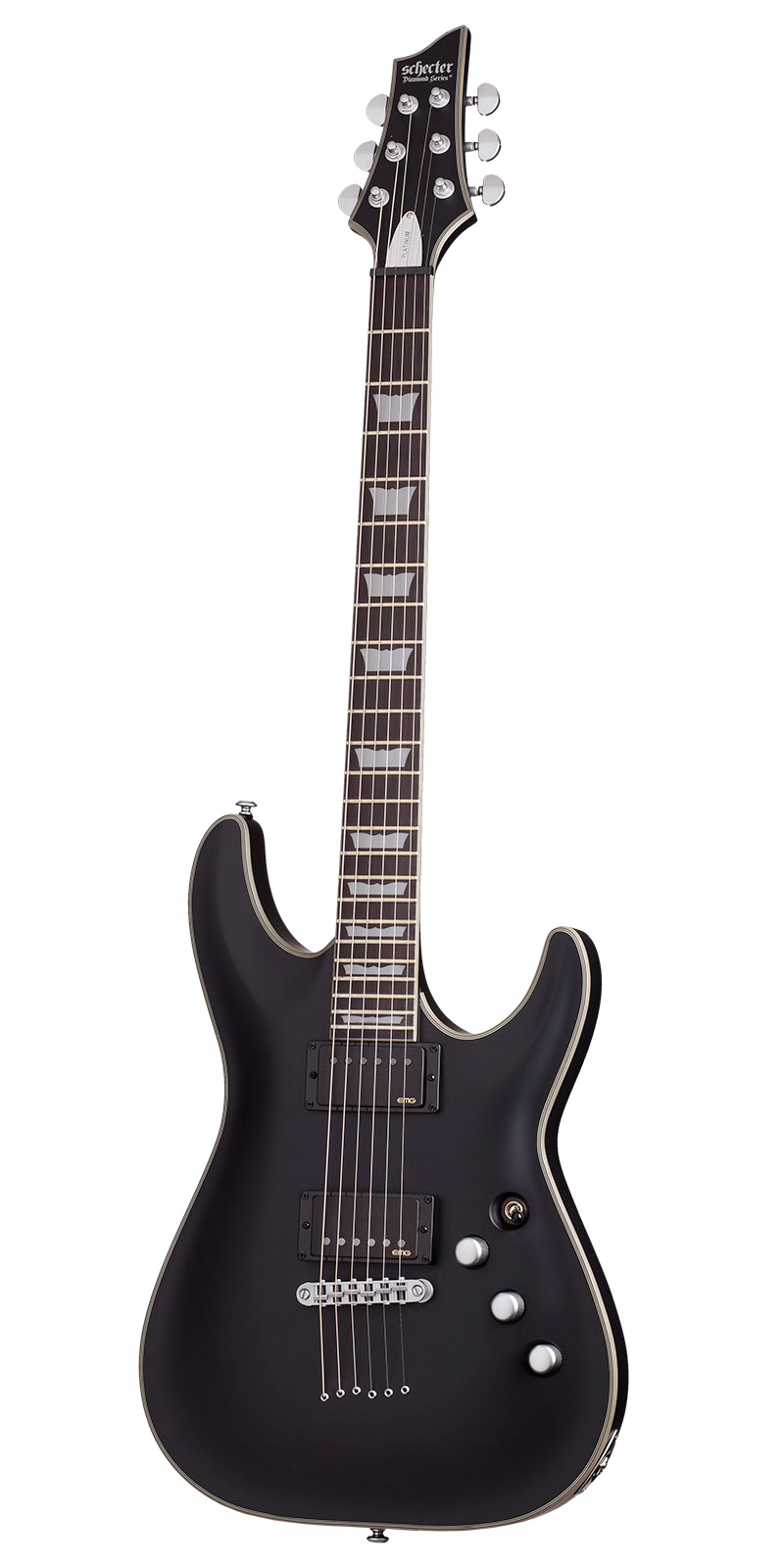 Guitarra Eléctrica Schecter Guitar Research C1 Platinum Negro