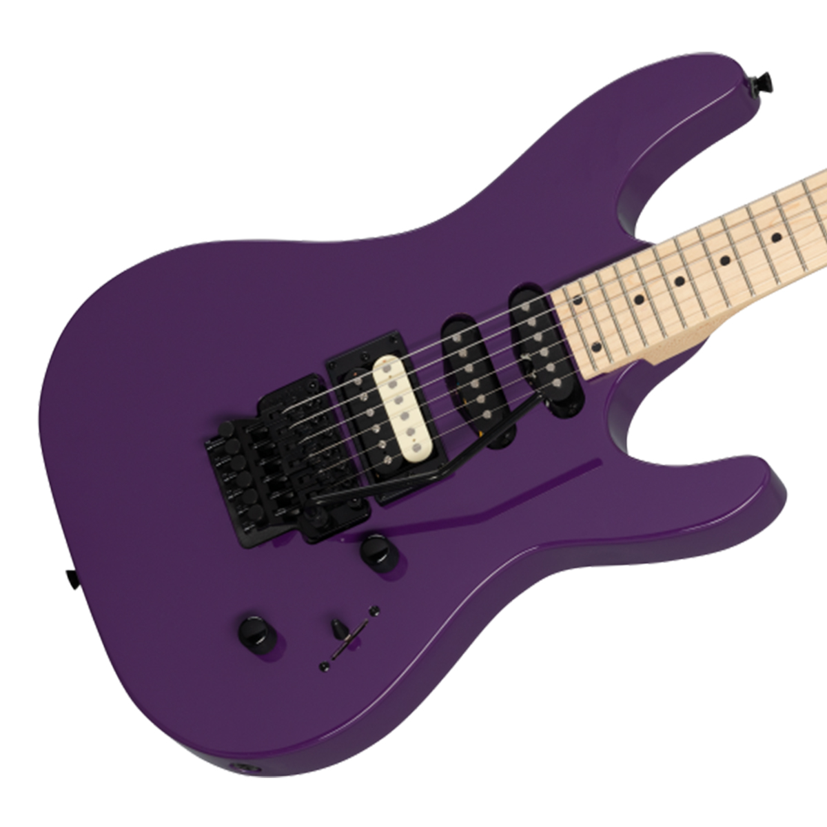 Foto 4 pulgar | Guitarra Eléctrica Striker Hss Morado Kramer Frhssebf1 Mcp