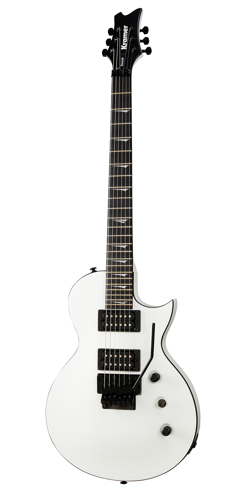 Guitarra Eléctrica 6 Cuerdas Assault 20 Blanca Kramer Ka22bf1