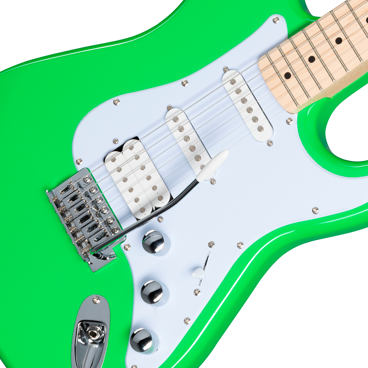 Foto 5 pulgar | Guitarra Eléctrica Verde Kramer Focus Vt-211s Ngr