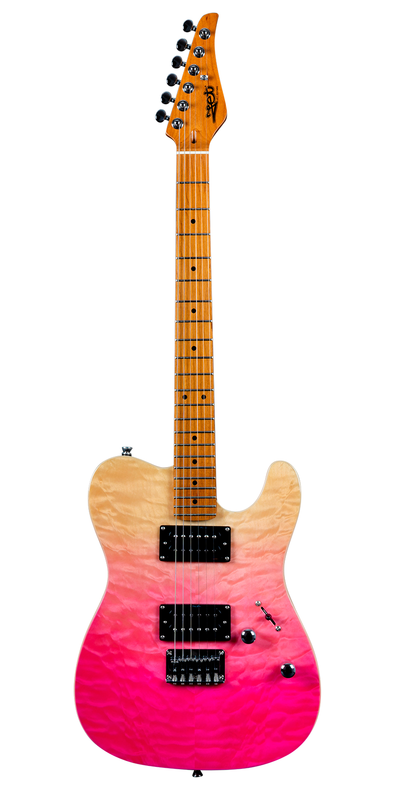 Guitarra Eléctrica Jet Jt450 Rosa 6 Cuerdas