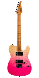 Foto 3 | Guitarra Eléctrica Jet Jt450 Rosa 6 Cuerdas