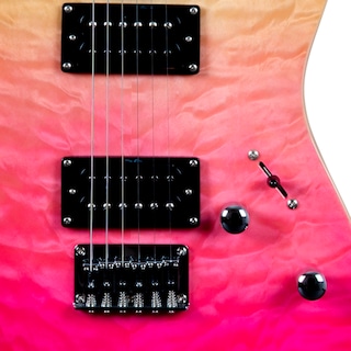 Foto 5 | Guitarra Eléctrica Jet Jt450 Rosa 6 Cuerdas