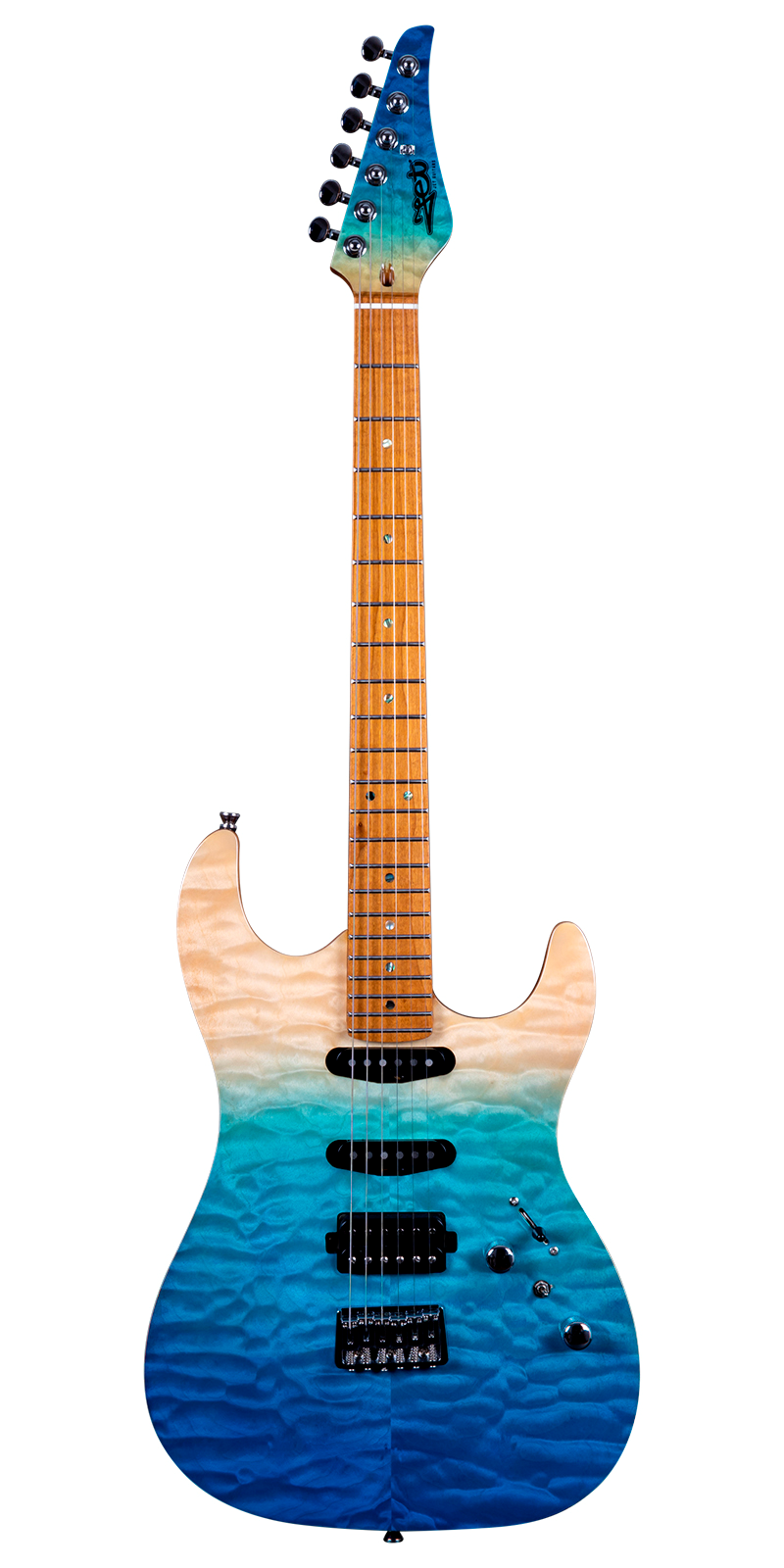 Guitarra Eléctrica Jet Js1000 Multicolor 6 Cuerdas