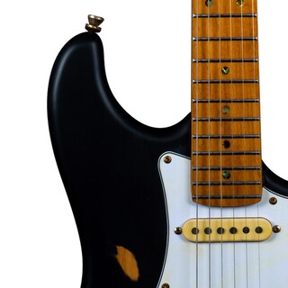 Foto 3 | Guitarra Eléctrica Jet Guitars Js-800 Relic 6 Cuerdas Negra