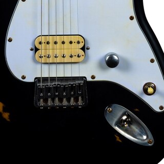 Foto 4 | Guitarra Eléctrica Jet Guitars Js-800 Relic 6 Cuerdas Negra