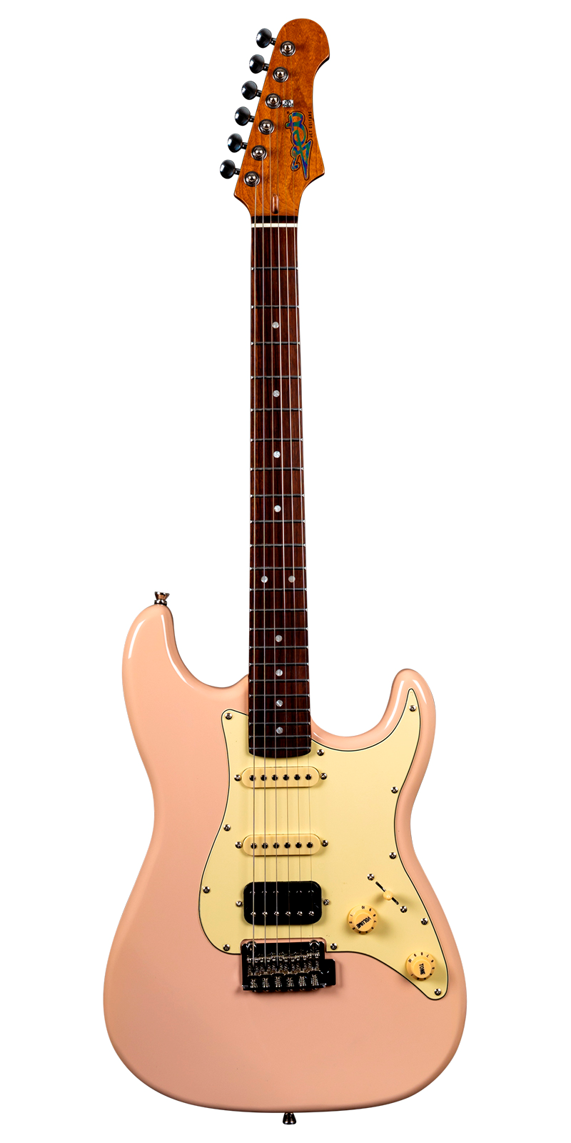 Foto 2 pulgar | Jet Guitars Js400 Spk Guitarra Eléctrica 6 Cuerdas Shell Pink