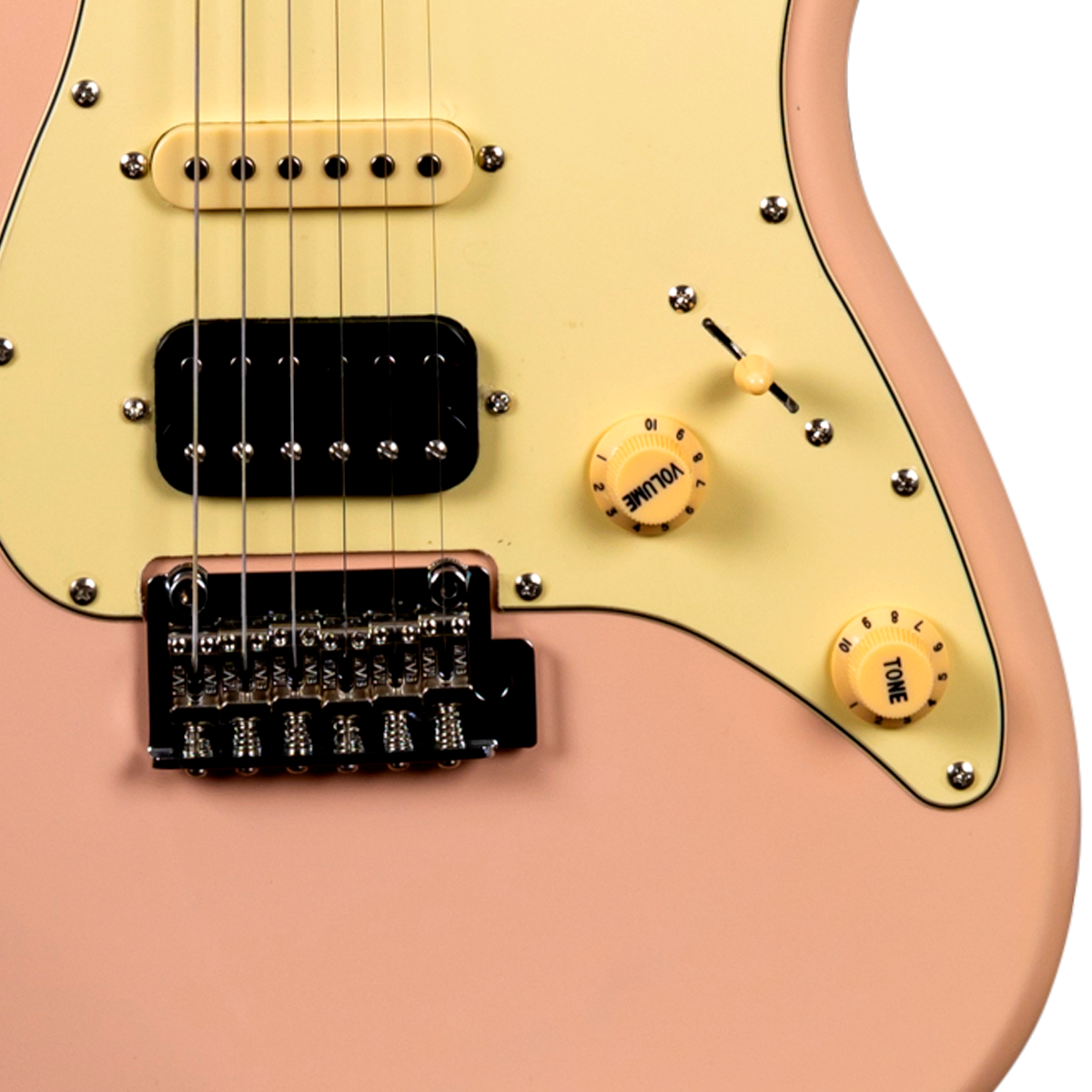 Foto 4 pulgar | Jet Guitars Js400 Spk Guitarra Eléctrica 6 Cuerdas Shell Pink