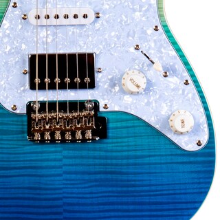 Foto 2 | Jet Guitars Js450 Tbe Guitarra Eléctrica Azul Transparente