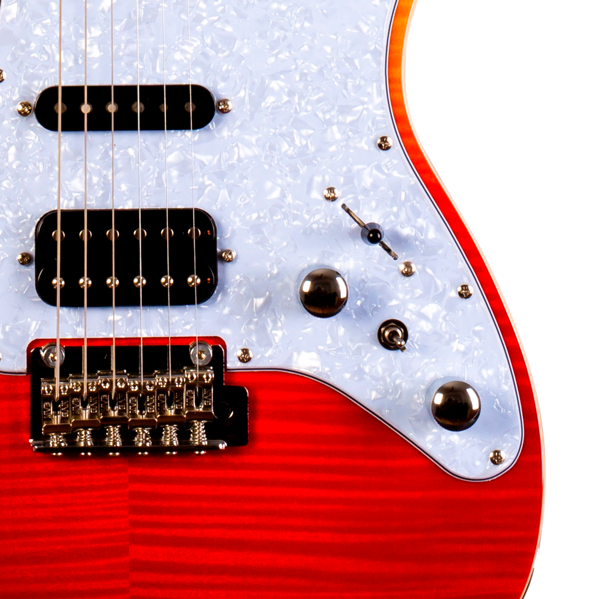 Foto 4 | Jet Guitars Js600 Trd Guitarra Eléctrica 6 Cuerdas Rojo