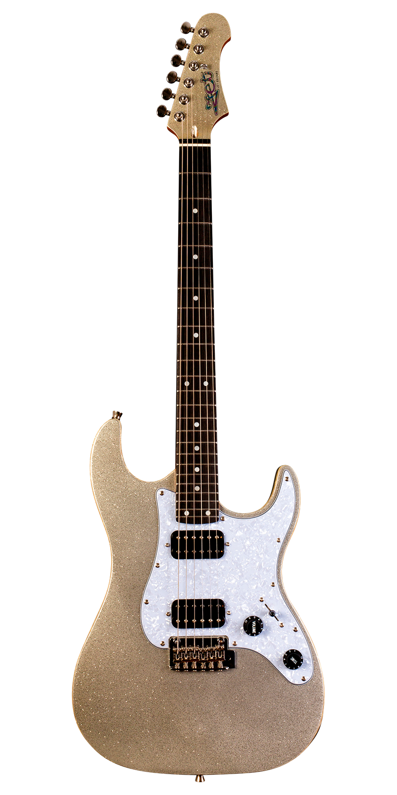 Jet Guitars Js500 Srs Guitarra Eléctrica 6 Cuerdas Silver Sparkle