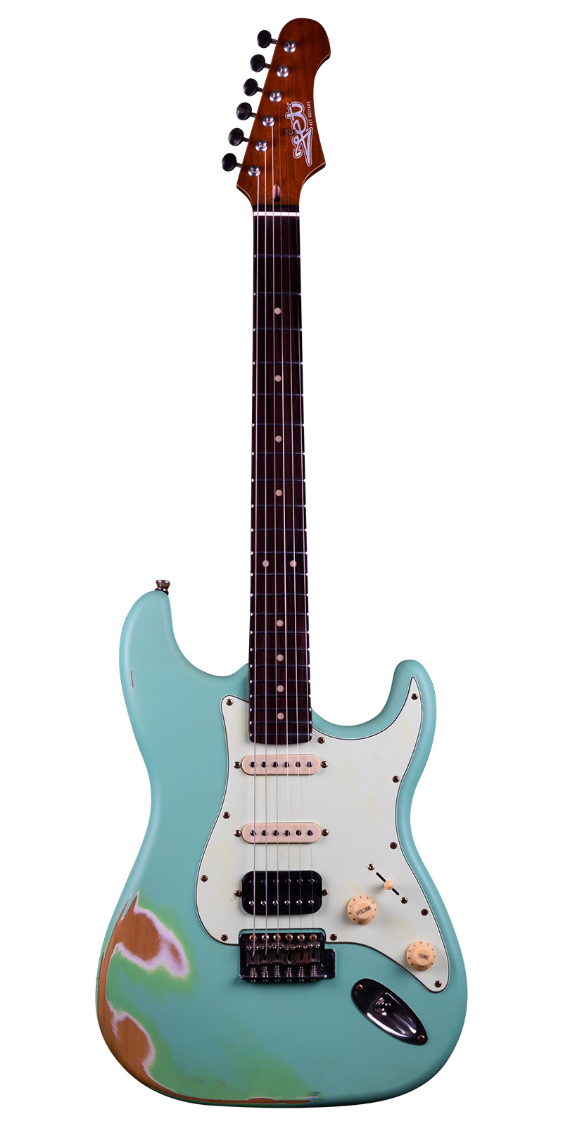 Guitarra Eléctrica Jet JS400 Relic Stratocaster HSS Tremolo Azul