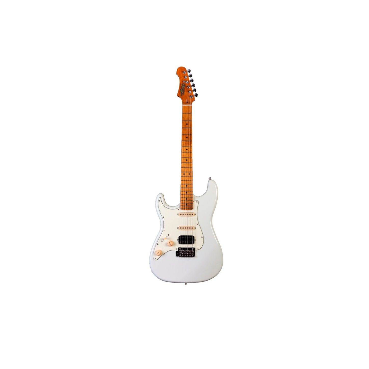 Foto 2 pulgar | Guitarra Eléctrica Jet Js400 Blanca 6 Cuerdas Zurdo